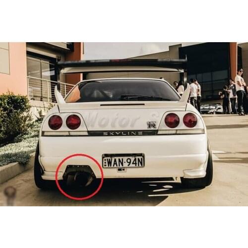 Car Accessories Carbon Fiber OEM Style Rear Bumper Exhaust Heatshield Fit For 1995-1998 R33 GTR Rear Exhaust Heatshield