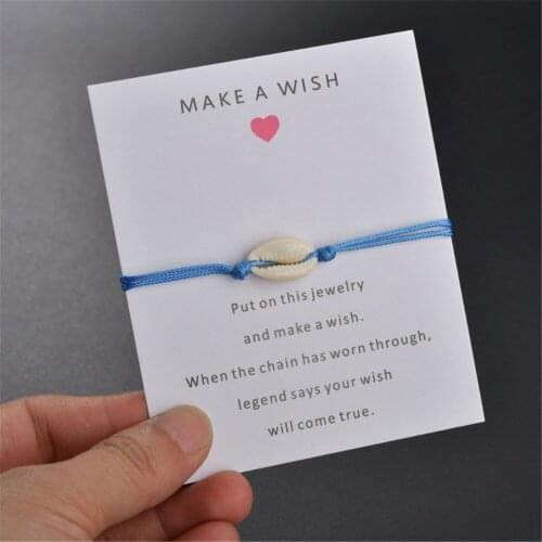 Bohemian Shell Bracelets for Women Men New Multicolor Rope Couple Bracelet Handmade Wish Jewelry Wholesale