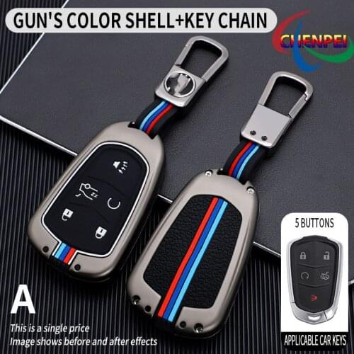 Car Key Case Cover Key Bag Shell Protector For Cadillac Escalade ESV CTS XTS SRX ATS 2015-2018 CT5 XT5 XT6 Interior Accessories