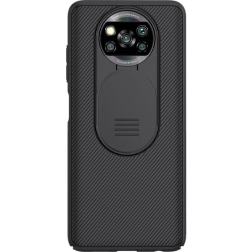 Nillkin POCO X3NFC Slide Camera Cover Protect Privacy Back Cover For Xiaomi Poco X3 NFC Hard PC Back Cover Phone Protector Case