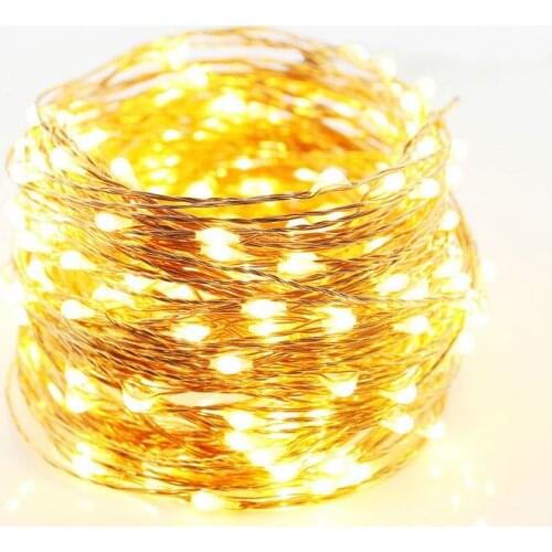 300LED 30M Starry vine String Light Wedding Christmas fairy Lamp Garden Garland home tree decor Silver/Copper wire+AC/DC Adapter