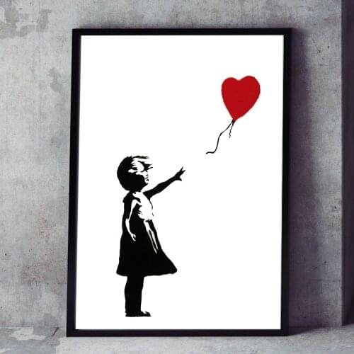 Canvas Prints Banksy Poster And Prints Wall Art Decorative Pictures Wall Pictures Nordic For Living Room Abstract Home Decor