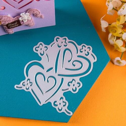 Metal Cutting Dies heart link 2020 new die template for DIY Scrapbooking Photo Album Decor Embossing Paper Card Crafts Die Cut