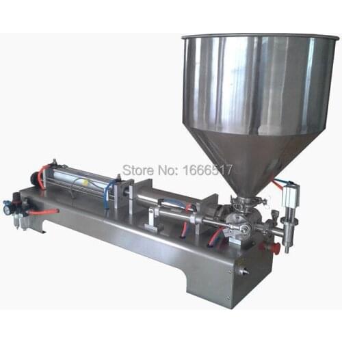 New Horizontal Full Pneumatic Paste Cosmetic Filling Machine 1000-5000ml high quality ne