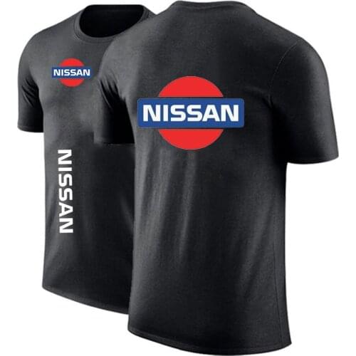 2021New NISSAN Solid Color Comfortable Customize Tshirts Mans Short Sleeve Cotton Hip Hop Casual Print