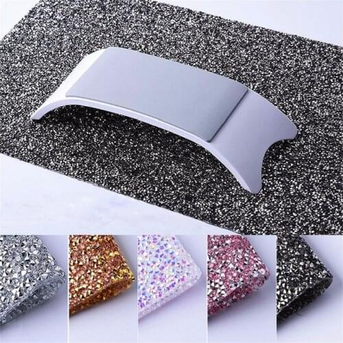 1Pc Diamond Scrub Nail Mat Salon Practice Cushion Pillow Glitter Foldable Washable Pad Manicure Nail Art Table Mats Tool