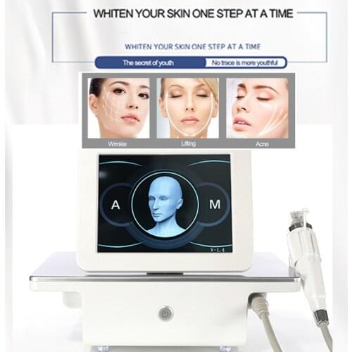 2019 portable facial lifting micro-needle RF machine / gold-level small RF micro-needle beauty salon dedicated