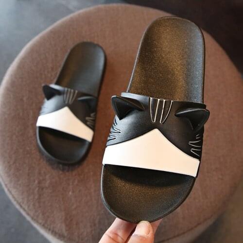 2020 New Cute Slippers Non-slip Bathroom Shoes Baby Mom and Dad Slippers Girls Summer Slippers Shoes 24-45