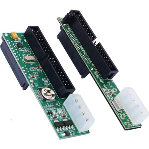 2PCS 40PIN IDE To SATA Card Hard Disk Optical Drive Recorder PATA To SATA Serial To Parallel Conversion Card