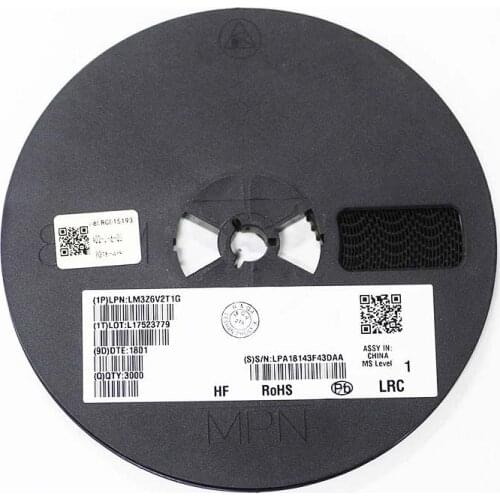 50PCS Zener diode LM3Z6V2T1G 6.2V 0.2W(200mW) SOD-323 LM3Z6V2T1G