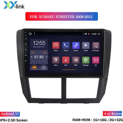 9 inch Android 8.1 car gps navigation system FOR Subaru Forester 2008-2012 multimedia player radio accessory bluetooth no 2 din