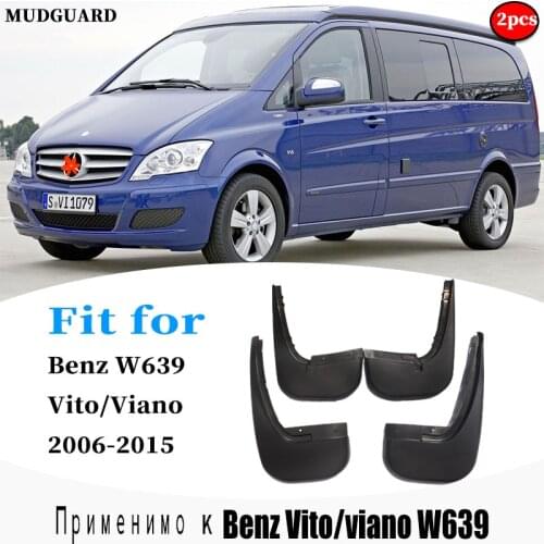 FOR Mercedes Benz Viano Vito W639 Mudguard Fenders Mud Flap Guard Splash Mudguards Fender Mudflaps car accessories auto styline
