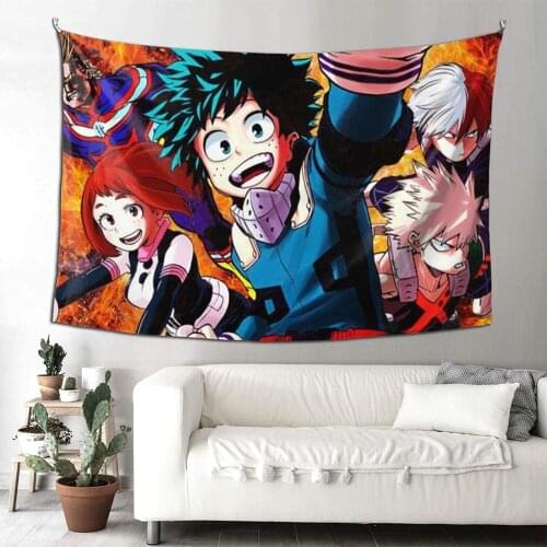 Anime Tapestry Cartoon Tapestry Wall Hanging Bedroom Decorations Aesthetic Room Decor Decoration Mural Kawaii Room Decor Tapiz