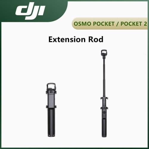 DJI Osmo Pocket 2 Extension Rod Original Accessories Selfie Stick Handheld Built with a Phone Holder 1/4-Inch Tripod Mount