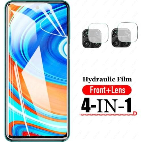 For Xiaomi Redmi Note 9 Pro Full Cover Soft Hydrogel Screen Protector Tempered Glass on Redmi Note9pro Note 9pro Camera Lens