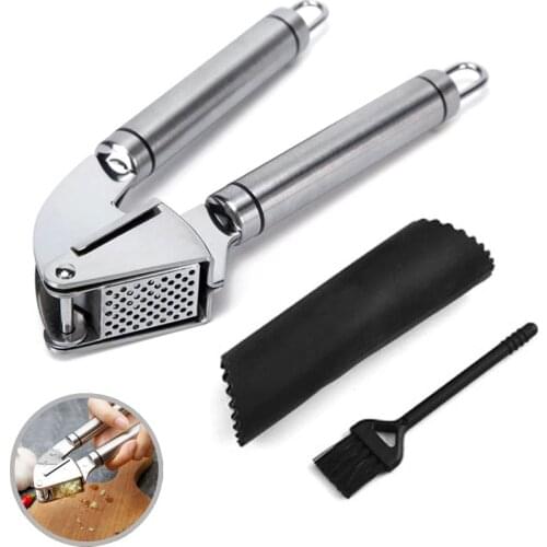 Garlic Press Hand-held Garlic Crusher Vegetables Garlic Masher Kitchen Mashing
