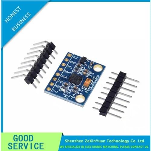 GY-521 MPU-6050 MPU6050 Module 3 Axis analog gyro sensors+ 3 Axis Accelerometer Module Three dimensional Angle sensor