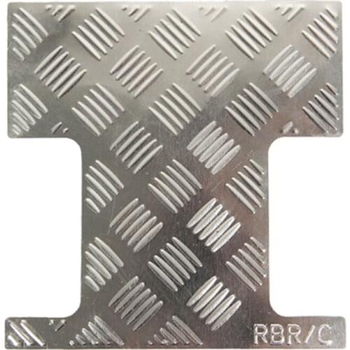 Metal Rear Bucket Anti-Skid Plate Anti-slip Board for WPL C24-1 C24 RC Truck Modification Upgrade Part