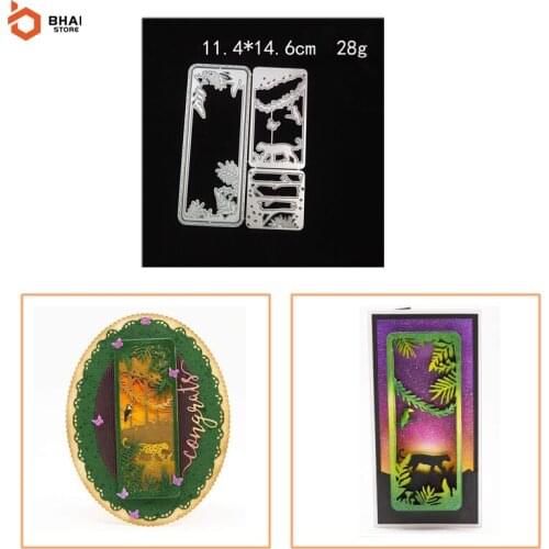 Animals in the Forest Metal Cutting Dies Cut Decoration Scrapbook Paper Card Embossing Decor Craft Mold New Arrival 2021
