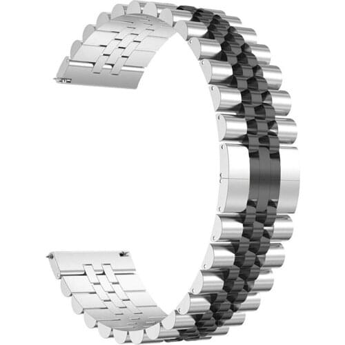 Stainless Steel Metal Strap for Samsung Galaxy Watch3 Band 41mm 45mm Business Wristband for Active 2 40mm 44mm/Galaxy Watch 46mm