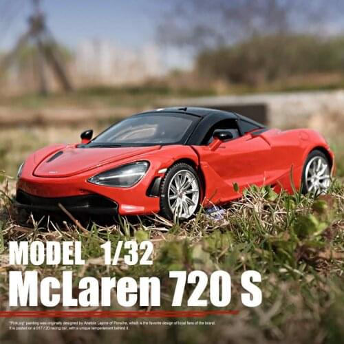 1:32 McLaren 720S Sports Car Alloy Car Model Diecasts & Toy Vehicles Toy Car Metal Collection High Simulation Toys For Kids Gift