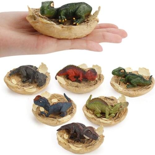 Simulation Incubate Dinosaur Model Girls Boy Figures Toys Tyrannosaurus Rex Sickle Dragon Ornaments Kids Learning Education Gift