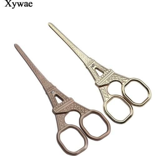 Retro Zakka Stainless Retro Vintage Scissors Embroidery Sewing Scissors Handicraft Textile Thread Tailor Tools Supplies Shears