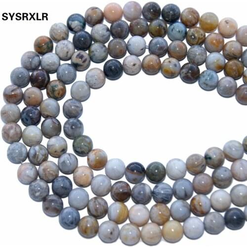 Wholesale Natural Stone Bamboo Leaf Carnelian Agates Round Beads 4 6 8 10mm Pick Size For Jewelry Charm Diy Bracelet Necklace