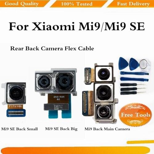Front and Rear Back Camera For Xiaomi Mi 9 Mi9 SE Main Facing Camera Module Flex Cable Replacement Spare Parts