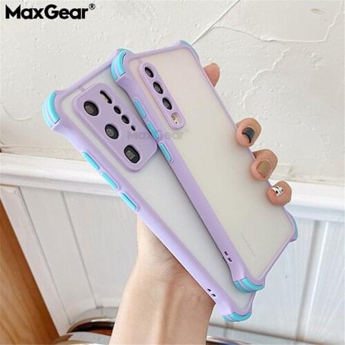Shockproof Matte Case For Xiaomi Mi 10T Poco X3 X2 M2 F2 10 Pro 9T A3 Lite Redmi Note 7 8 9 Pro 8T 8A 9A 9C K20 K30 Soft Cover