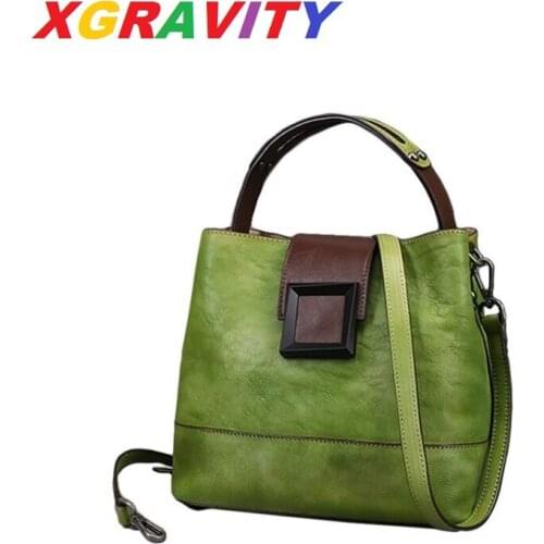 XGRAVITY Luxury Branded New 2021 Square Bags Fashion Cross Body Women Handbags Zipper Designer Ethnic Women Bags Tote Bags Lady