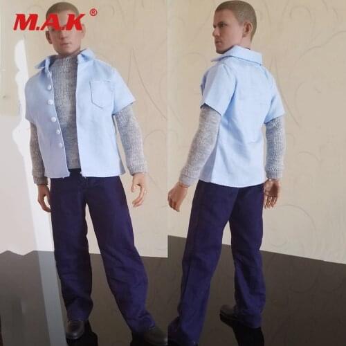 1/6 Male Figure Clothes Accessory Jailbreak Male Protagonist Clothing Prisoners Clothes Prison Uniform Set for 1:6 Man Figure