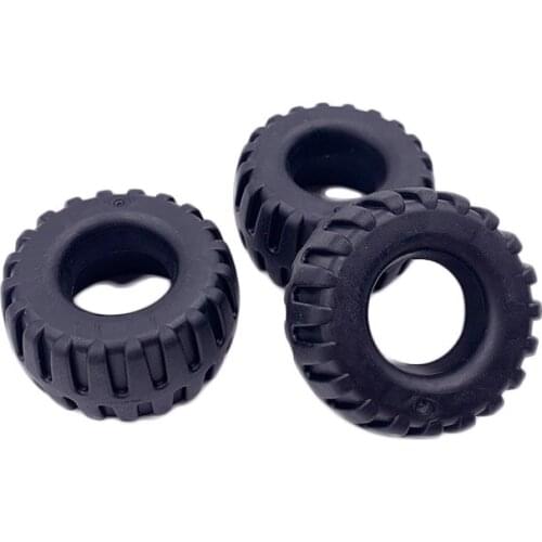 10pcs/lot Kennie Building block Parts DUPLO OFF-ROAD TYRE, 45 with DUPLO BRICK NO.44970