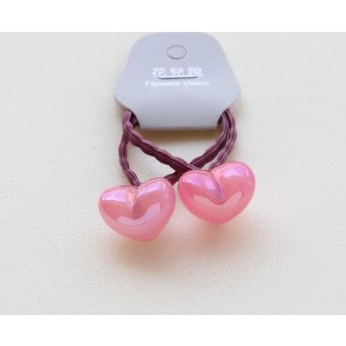 2pcs/lot New cartoon children hair tie princess cute hair rope girl rubber band hair accessory girl small rubber band headdress