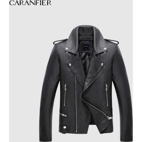 CARANFIER Men's Suede Jackets