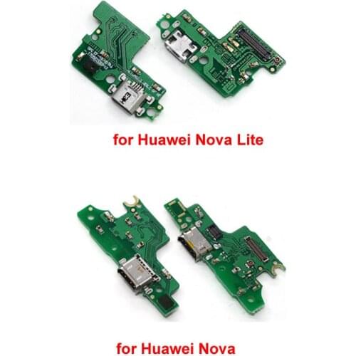 For Huawei Nova USB Charging Port Board Dock Connector Flex Cable with Microphone for Huawei Nova Lite 5.2" Tested