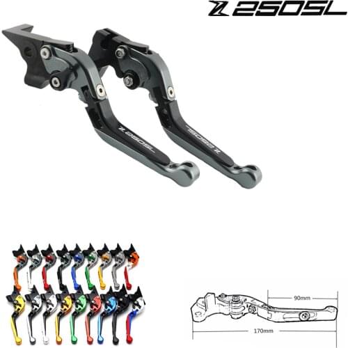 For KAWASAKI Z250SL Z250 SL Z 250SL 2015-2017 2016 Motorcycle Folding Extendable Brake Clutch Levers
