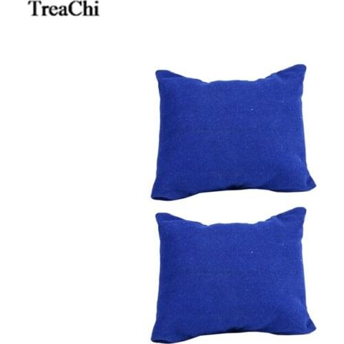 2Pcs Economic Jewelry Bracelet Bangle Display Holder Pillow Velvet Watch Bead Chain Display Organizer Stand Box Pillow Cushion