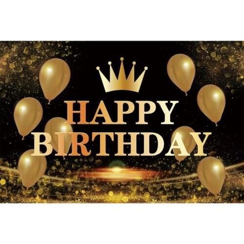 Happy Birthday Backdrop Banner Background Cloth Photo Props Party Decoration ballon