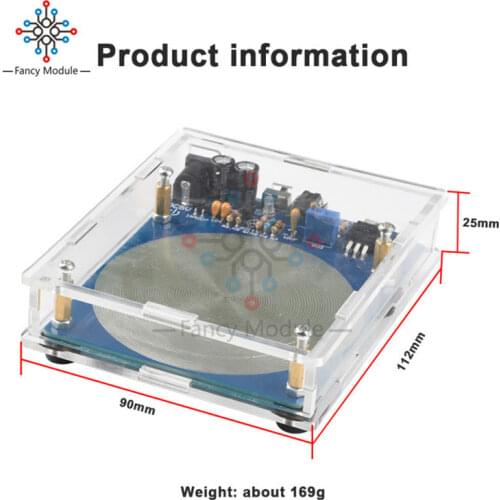 DC 5V 7.83HZ Schumann Resonance Ultra-Low Frequency Pulse Wave Generator Audio Resonator Air Purification