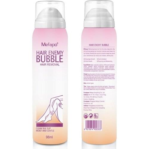 Painless Hair Removal Spray Cream Depilatory Bubble Wax Body Legs Hair Remover Foam Mousse In Spray Hair Removal Cream TSLM2