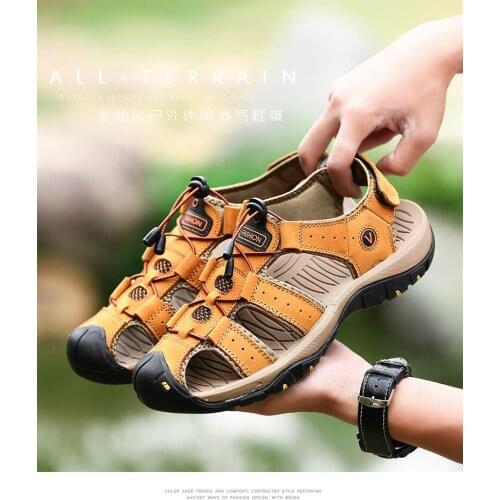 Мужские кожаные сандали Lisybon China At AliExpress