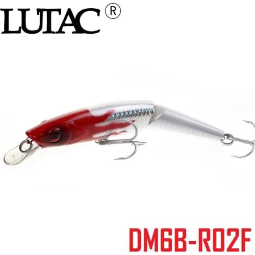 LUTAC hot sale 120mm 23g floating minnow fishing bait ABS hard plastic lure Jerkbait treble fish hooks