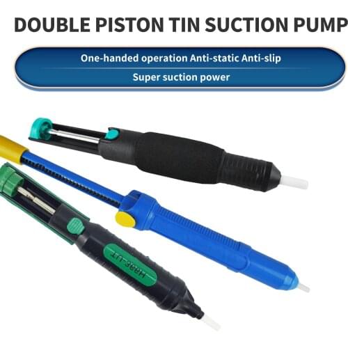 Metal aluminum desoldering pump suction gun suction pen removal vacuum soldering iron desolder hand soldering tool