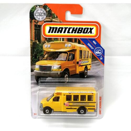 2019 Matchbox Cars 1:64 Car GMC SCHOOL BUS Metal Diecast Alloy Model Car Toy Vehicles