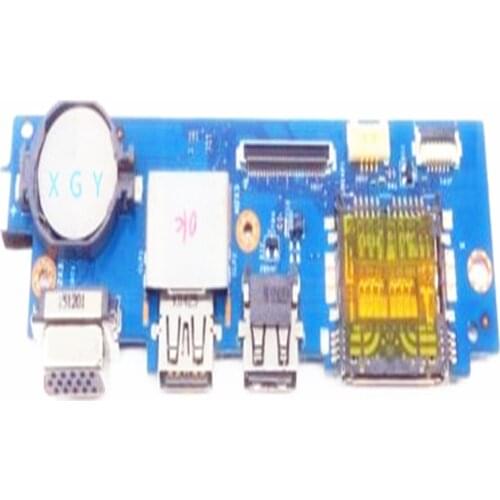 Original For DELL Vostro 5568 power botton USB VGA card reader BOARD LS-D821P PN:04T5M8 4T5M8 100% test OK