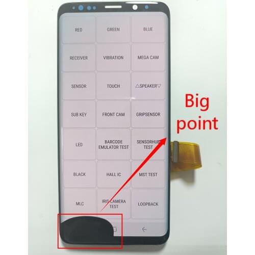 Random dot screen original S9 Plus LCD touch screen digitizer assembly for Samsung Galaxy S9 Plus display G965 G965F LCD