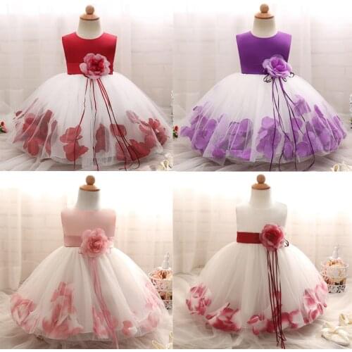 Baby Girl Dress New Year Tutu Dresses For Newborn Baby Wedding Christening Party Wear Toddler 1 Year Birthday Christmas Costume
