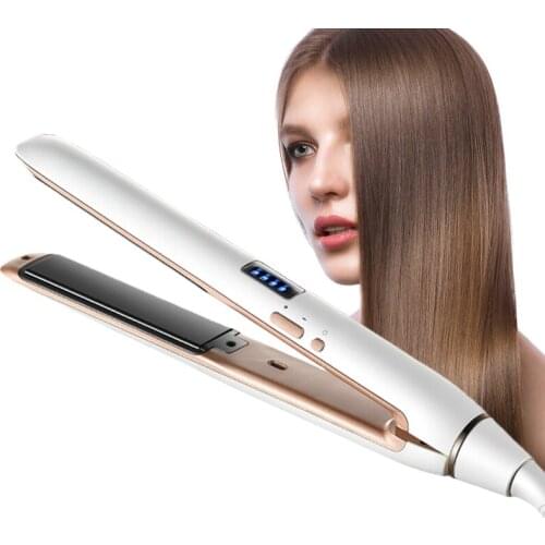 Professional Ceramic Hair Straightener LED Display Flat Iron 2 in 1 Hair Fast Straightening and Curling Irons Hair Styling Tools