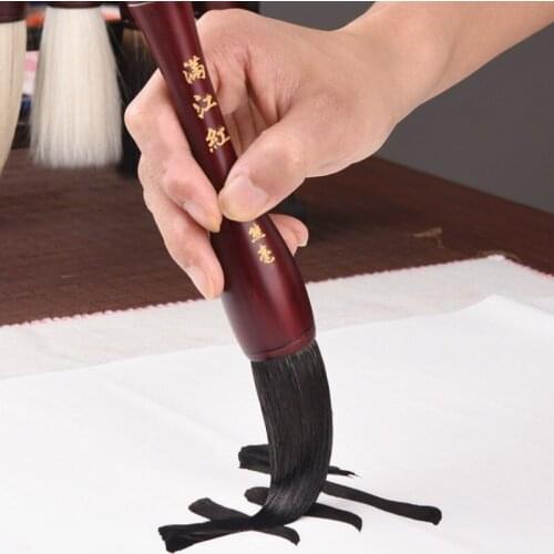 Calligraphy Pens Weasel Woolen Bear Hairs Brush Pen Oversized Brush Pen for Couplets Writing Painting Chinese Calligraphy Pen